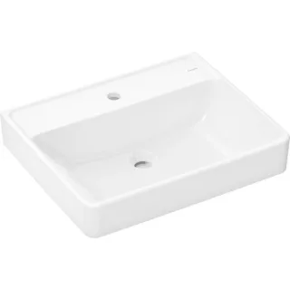 hansgrohe Xanuia Q Waschtisch 61150450 600x480mm, mit Hahnloch, ohne Überlauf, SmartClean, weiß