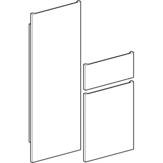 Geberit Front Set, Eiche, Renova Plan Hochschrank, Modell 869003, 595303000 595303000