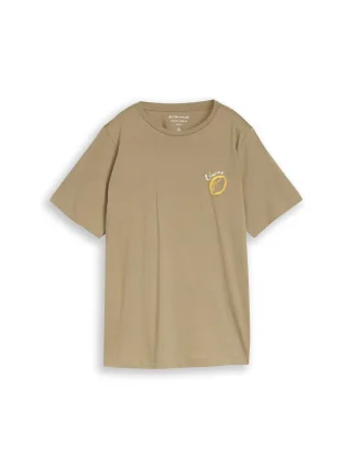 Tom Tailor - Plus Size - T-Shirt mit Print silver olive - Gr. - 50