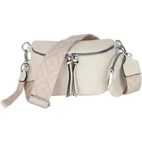 MIRROSI Bauchtasche Damen Taschen, Umhängetasche, Brusttasche, 26x16x8cm Veganes Leder (Schultertasche für jeden Anlass, (dazu 1x Schlüsselband und 1x Münzenbeutel), Crossbody Bag, Bohemian gemusterten & verstellbaren Schulterriemen