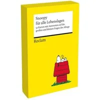 Snoopy für alle Lebenslagen. 52 Karten mit Antworten auf die großen un / Charles M. Schulz, Die besten Lebensweisheiten der Peanuts von Charles M. Schulz – Handliche Kartenbox