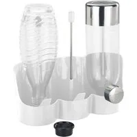 WENKO Flaschenhalter WENKO 3er Flaschenhalter 29 x 12 cm - weiß, (Packung, 1-St., Flaschenhalter), Abtropf Gestell für 3 Flaschen