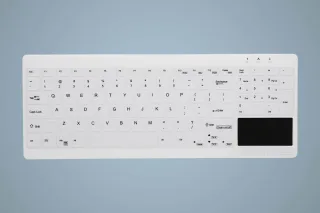 Cherry AK-C7412F KEYBOARD USB WHITE | ak-c7412f-gus-w/uk | Tastatur