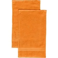 REDBEST Gästehandtuch Gästetuch "Chicago" 2er-Pack, Frottier, Walk-Frottier Uni