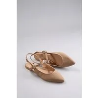 Aniston SHOES Slingpumps Flat, Sommerschuh, Riemchensandale - schmale Form