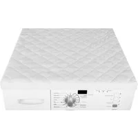 Bestlivings Waschmaschinenbezug 60x60cm aus Baumwolle/Polyester, mit Gummizug, Frottee-Steppung, maschinenwaschbar & trocknergeeignet