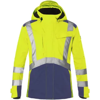 KÜBLER REFLECTIQ Hardshelljacke PSA 2 warngelb/dunkelblau 3XL - 1327 8231-3448-3XL