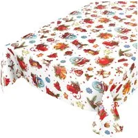 ANRO Tischdecke Wachstuchtischdecke Gartentischdecke Wachstischdecke (Einzelstück 1-tlg), Glatt 140x120cm wasserabweisend