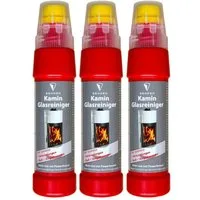 Sendeo Kaminscheibenreiniger SENDEO Gel, 200 ml, 3 Stk Scheibenreiniger (3-St)