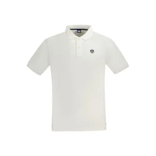 North Sails Bianco Baumwoll Polo für Herren