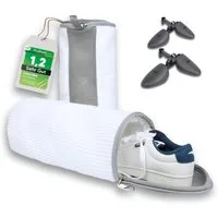 Cozyvibe Wäschenetz [ Test SEHR GUT *] Schuhwaschbeutel und Schuhspanner für Waschmaschine,(2in1 Set, 2-St., Geschenke für Frauen & Männer), Schuhe Waschbeutel Wäschesack Wäschenetz Schuhbeutel für Damen Herren