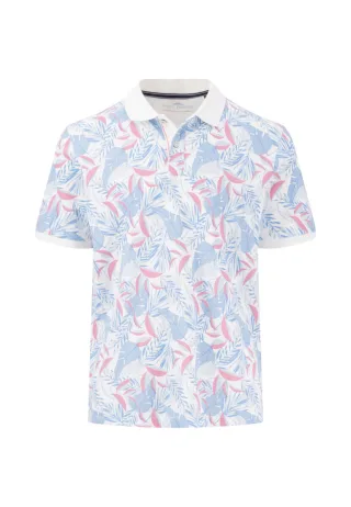 Fynch Hatton - Poloshirt aus Baumwolle weiß - Gr. - M
