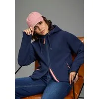 KangaROOS Fleecejacke mit relaxed fit, hüftlange Form