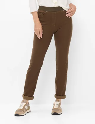 Raphaela by Brax Damen Schlupfhose Style PAMINA HAZELNUT, braun, Gr. 52K