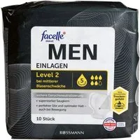 facelle Inkontinenz-Einlage MEN Level 2, 5, 10-St., Saugstärke 5