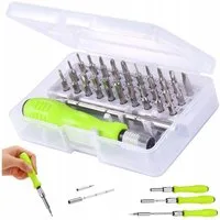 RACEL Schraubendreher Feinmechaniker Schraubendreher Set 32in1 Präzision Torx Werkzeug CrV, (1 St), Chrom-Vanadium-Stahl (CrV)