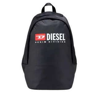 Diesel - "Rinke" Rucksack, Logo, Denim (Schwarz)