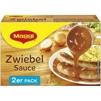MAGGI Saucen, Maggi Zwiebel Sauce perfekt zu Steak und Bratwurst 2er für 2x 250ml