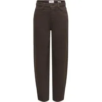 ONLY Bequeme Jeans JDYSUSIE MW BARREL BROWN 104 DNM