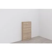 FMD Schuhschrank Step 3 Schuhkipper, 3 Schuhklappen, für schmale Flure, Tiefe: 17 cm
