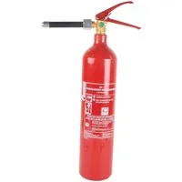 EXDINGER CO2-Feuerlöscher Feuerlöscher CO2 / Kohlendioxid GSE-2XB (1Stück), 2 kg EDV-Löscher, Kohlendioxid