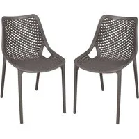 Garden Pleasure Stapelstuhl TEANA (Set, 2 St), gefertigt ohne Verschraubungen