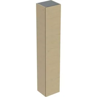 Geberit Renova Plan Hochschrank mit einer Tür: 33x180x29.8cm, Eiche natur / Melamin, 504045PS1 504045PS1