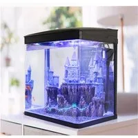 nobleza Aquarien-Set Mini Aquarium Komplettset Aquarien-Set 7L L23*W16*H27.5cm