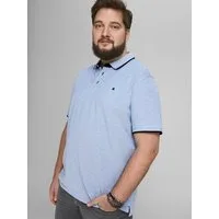 Jack & Jones PlusSize Poloshirt JJEPAULOS POLO SS NOOS PLS Baumwolle, regular fit