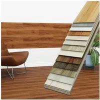 Hexim Vinylboden, Vinyldielen 0,97m² selbstklebend PVC Wandverkleidung Bodenbelag Holzoptik 91x15cm Paneele für Wand & Boden Holzdielen rot (7 Dielen Espresso Oak - 1814-4)