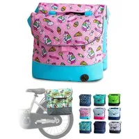 BambiniWelt by Rafael K. Gepäckträgertasche Gepäckträgertasche Fahrradtasche für Kinder z.B. für Puky Räder (M1), eingenähte Reflektorstreifen für mehr Sicherheit in der Dämmerung