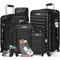 KESSER Kofferset, 4 Rollen, (4 tlg), 4tlg. Hartschalenkofferset Hartschalenkoffer Reisekoffer Set