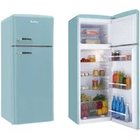 Amica Kühl-/Gefrierkombination DTR 374 190 B, 144,0 cm hoch, 55,0 cm breit, Retro-Design