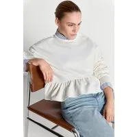 RICHROYAL Sweatshirt Regular fit mit Volants