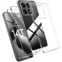 MSM Handyhülle Hülle + 2X Schutzglas für Xiaomi 14T Panzerfolie Full Screen 9H