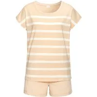 s.Oliver Shorty (Set, 2 tlg) mit garngefärbten Streifen im Oberteil