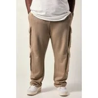 STHUGE Sweathose Sweat-Cargohose Baggy Fit