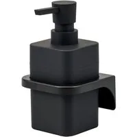 bremermann Seifenspender Bad-Serie SAVONA Softtouch inkl. Wandhalter, eckig, (1-tlg., inkl. Montagematerial), mit Wandhalterung