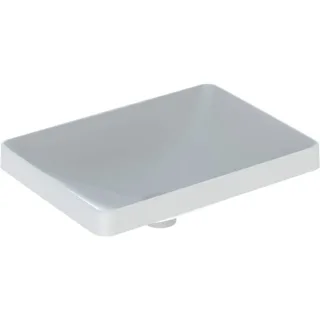 Geberit VariForm Einbauwaschtisch, rechteckig 55x40cm, ohne Hahnloch, ohne Überlauf, 500739012 500739012
