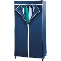 WENKO Stoffschrank Modell Air Stoffschrank mit Kleiderstange & Reißverschluss, atmungsaktives Vlies