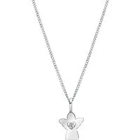 Firetti Kette mit Anhänger Schmuck Geschenk Silber 925 Halsschmuck Halskette Panzerkette Herz, mit Zirkonia (synth)