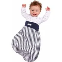 La Bortini Pucksack Fußsack Sommer Frühjahr Stramplersack für Babys Kleinkinder gestreift