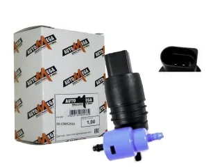 Scheibenwaschpumpe Waschwasser Wischwasser 1J6955651 für VW Polo 6N 9N 6R Scirocco Sharan 7M 7N Tiguan 5N Touareg 7L 7P Touran 1T 5T up