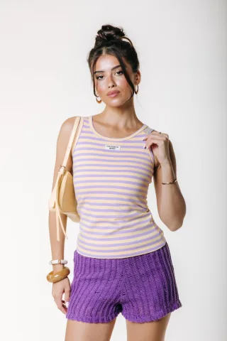Colourful Rebel - Kate Fancy Label Tanktop Multicolor - Gr. - XS