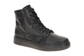Gabor Damen Stiefeletten 76.795.57 Schwarz - bequeme Mid-Sneakers
