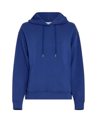 msch copenhagen - MSCHIma Q Icon Logo Hood Sweatshirt sodalite blue - Gr. - XS/S