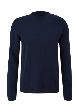 Q/S designed by - Strickpullover mit Crewneck blau - Gr. - XL
