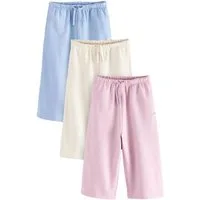 Next Jogginghose Jogginghose mit weitem Bein, 3er-Pack (3-tlg)