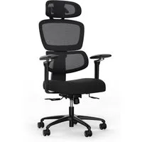 DESKSPACE Schreibtischstuhl Move Pro Bürostuhl – ergonomisch, Netzrücken, 3 Neigungen, 150 kg, Ergonomisch, 3D-Armlehnen, Netzrücken, 3-Neigungsstufen