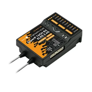 BETAFPV SuperP 2.4Ghz 14CH ELRS PWM Diversity Receiver with Dual Antenna Dual Reception For RC Airplane Cars Boats Drone